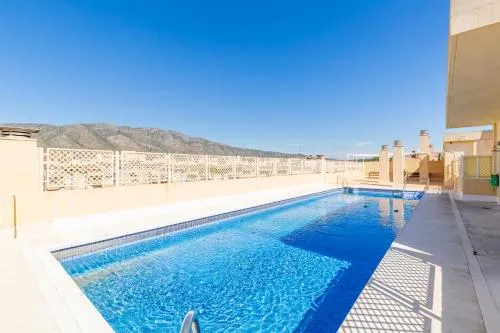 120 meters with terrace and sea views with rooftop pool