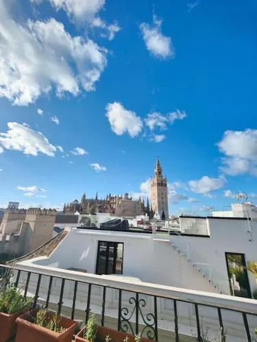 Lovely 1-bedroom loft with terrace. Amazing view.