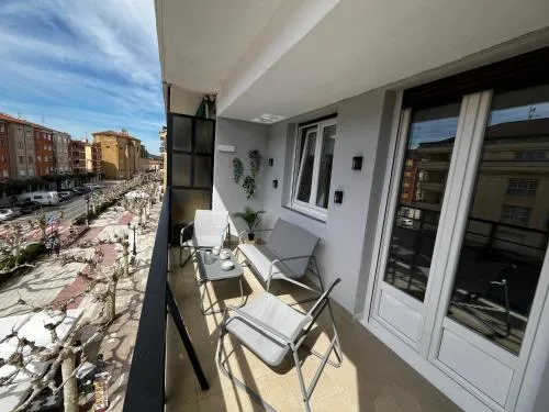 Terraza en el centro del espolón
