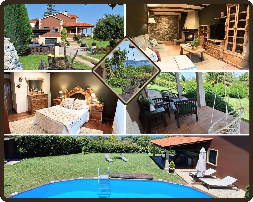 Imagen de Chalet Rural 400 m playa piscina barbacoa chimenea
